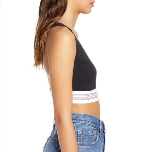 Champion Acid Wash Sports Bra Strappy Top. NEW - Picture 3 of 7